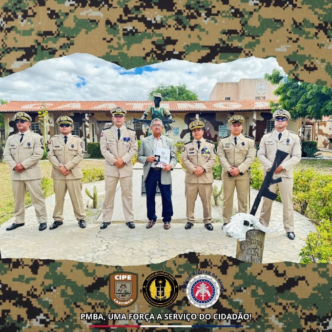 CIPE-Caatinga participa de solenidade Cívico-Militar em homenagem ao Patrono das Polícias Militares Tiradentes, com entrega de comendas 